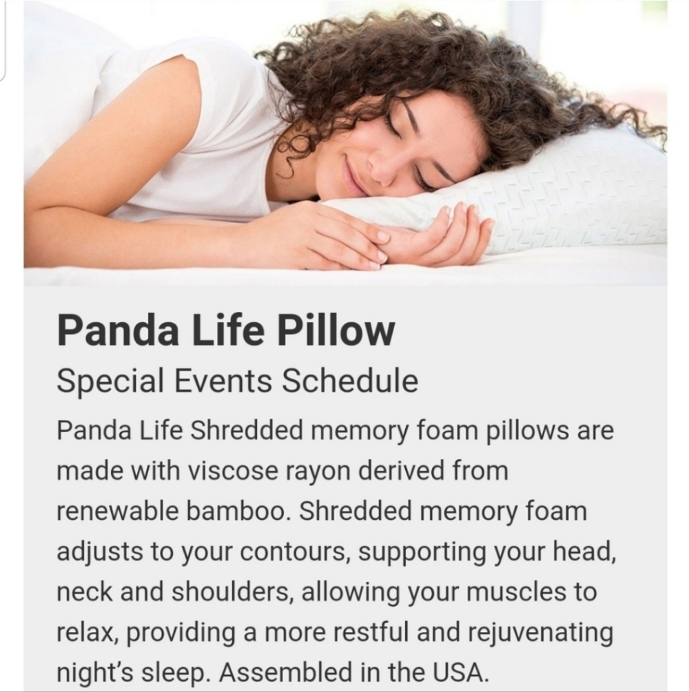 Bamboo #297 Pillow 8" Thick Shredded Memory Foam Semi-Firm Costco - Picture 3 of 16
